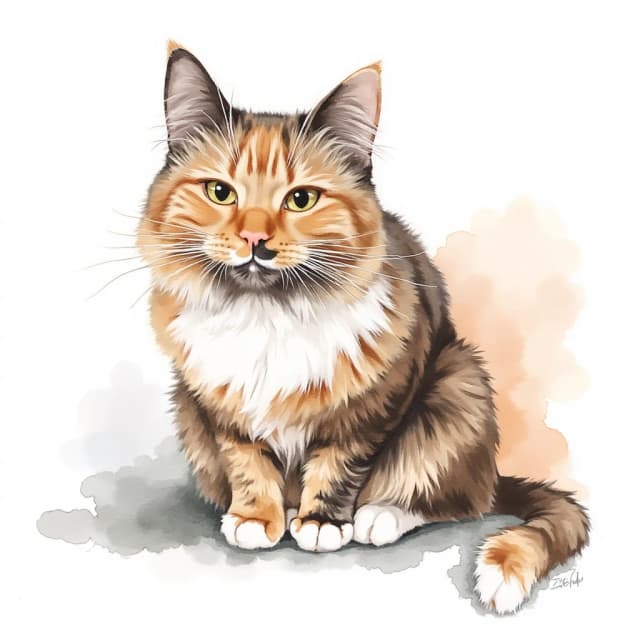 Example Cat portrait 4