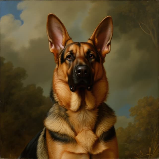 Example Dog portrait 3